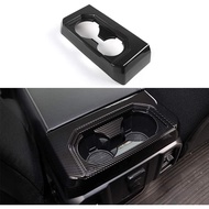 Keptrim untuk F150 ABS Carbon Fiber Gear Armrest Rear Holder Trim untuk 2015 2016 2017 2018 2019 F15