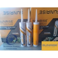 SUNRISE Silicone Sealant CLEAR/WHITE/BLACK