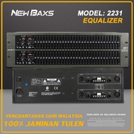 New Baxs 2231 equalizer 37-band 2-layer EQ graphic adjustment Noise reduction function Professional 