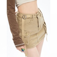 APEA Retro Buttoned Denim Overalls - Casual Women's Summer Fashion