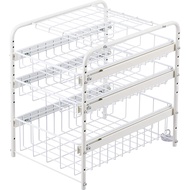 【Direct from Japan】Shimomura 40455 Under Sink Kitchen Rack, Width 11.8 inches (30 cm), Made in Japan
