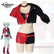 Anime Suicide Squad ISEKAI Harleen Quinzel Cosplay Costume Baseball Uniform Wig Women Girl