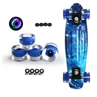 ​​ Pu Wheels 4led Street 60x45mm Abec9 Play On Land Skateboard Premium Player Set​​