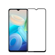 全城熱賣 - 適用於 步步高vivo Y76 5G / Y76S 5G 品無憂 金鑽 9H 2.5D全屏鋼化玻璃膜（黑色）