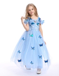 Dress Cinderella / Gaun Cinderella Kostum Princess / Dress Cinderella White / Baju Dress Cinderell