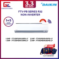 DAIKIN R32 FTV-PB Series WIFI NON-INVERTER Air Conditioner- FTV28PB / FTV35PB / FTV50PB / FTV60PB