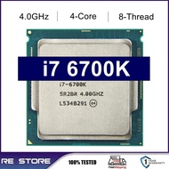 Used Core I7-6700K I7 6700K LGA 1151 8MB Cache 4.0Ghz Quad Core Processor Cpu