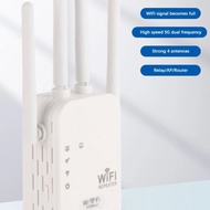 1Pc 300Mbps 2.4/5Ghz Wireless WiFi Repeater Signal Booster WiFi Amplifier Wi-Fi Long Range Extender With 4 External Antenna