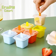 [EruditeCourtS] Reusable Ice Hockey Mold Ice Ball Maker Ice Cream Mould Ice Cube Popsicles Molds [NEW]