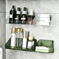 🚓Toilet Cosmetics Toiletries Storage Box Punch-Free Storage Rack Bathroom Toilet Mirror Cabinet Storage Box