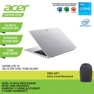ACER Aspire Lite 14 AL14-32P-370U Laptop - 14" WUXGA IPS/i3-N355/8GB DDR5/512GB SSD/Intel UHD/Win11/