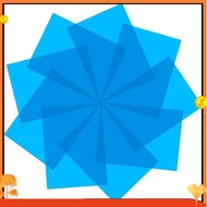 9Pcs Gel Light Filter Lighting Gel Filter for Film,Video,Photo,Stage (Blue)