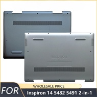NEW For Dell Inspiron 14 5482 5491 2-in-1 Laptop Bottom Cover Case Laptop Frames silvery blue