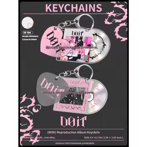 straykid/skz/do it DO IT Album Themed Keyring Bag Charm, K-POP Style Pendant for Backpack Car Keys, 