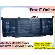 B41N1526 Laptop Battery for Asus ROG S5VT6700 GL502 GL502V GL502VT FX60VM FX502VM FX502VT G502VM G50
