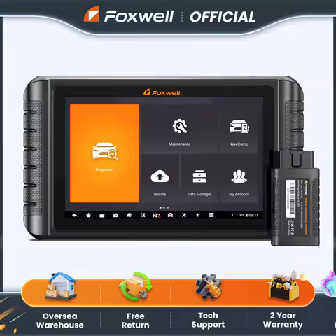 FOXWELL Professional Car Scanner NT1009 Bi-directional Control Advanced ECU Coding 34+ Reset All Sys