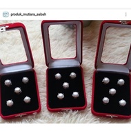 FREE BOX: BUTANG BAJU MELAYU MUTIARA ASLI GRED A (free box 9x9 white )