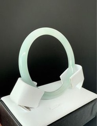 緬甸翡翠A貨手鐲 天空藍叮噹鐲#53