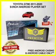 SOUNDSTREAM TOYOTA GT86 2011-2020 ANDROID 9-INCH PLAYER (FREE CAR CAMERA + CASING)