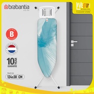 Brabantia Ironing Board, B, 124 x 38 cm, Solid Rest - Feathers