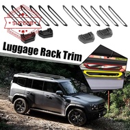 For Jetour Traveler Luggage Rack Decorative Strips, Stickers, Shanhai T2 Car Appearance Roof T7o5