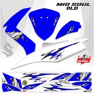 STICKER STICKER MIO SOUL OLD SOUL CARBON STRIPING STICKER BEST SELLER