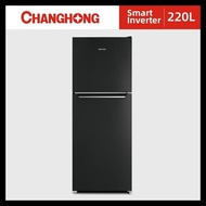 Changhong Kulkas Lemari Es 2 Pintu Inverter No Frost Refrigerator Kapasitas 220 Liter - Ftm285Nib Bl