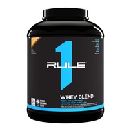 Rule 1 R1 Whey Blend, Cafe Mocha - 5.02 lbs Powder - 24g Whey Concentrates, Isolates & Hydrolysates