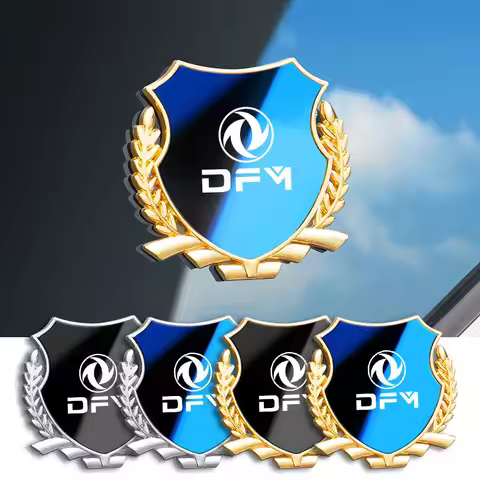 3D Metal Car Trunk Window Side Emblem Badge Decal Sticker For dongfeng DFM fengxing s50 ix5 a9 a60 a