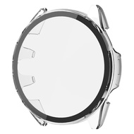 Kính + Vỏ cho hộp đựng âm nhạc Garmin Forerunner 165 music Vỏ bảo vệ cản va xung quanh PC + Tấm bảo