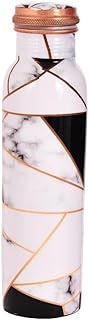 CREATIVE CULTURE Copper Water Bottle 34oz,Copper Vessel for Sports, Fitness, Yoga - Natural Health Benefits-Leak Proof