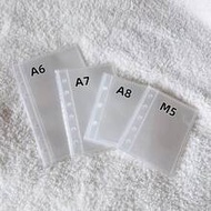 20/30/50pcs/Bag A6/A7/M5/A8 Clear Loose Leaf Refill, Kpop Photo Card Protector, 3D Embossed Sticker 