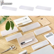 KOPIEWDX78JQ Pencil , S/M/L Translucent Pen Box, Simple Plastic Frosted Multifunctional Stationery S