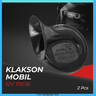 COD KM POWER Klakson Mobil Snail Shaped Horn 12V 115dB 2 PCS - H0818 / klakson mobil suara super ker