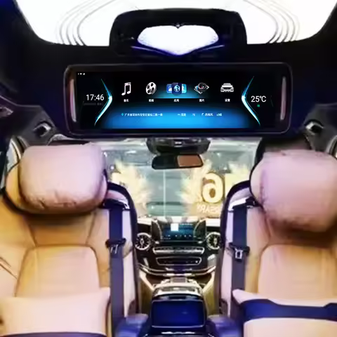 29inch Center Rearview Display Landscape Entertainment For Benz for Brunder For Toyota Android Roof 