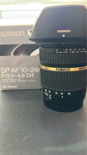 98% Tamron 10-24mm f3.5-4.5 for Canon mount 10-24