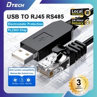 DTECH USB To RJ45/USB To RJ12 Console Cable Adapter Converter Serial Port Cable RS485/RS232 1M/1.5M