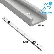 30/40/50/60cm Woodworking Aluminum T-track Slot Slider Bar Table Saw Miter Jig