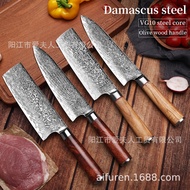 Manufacturer Damascus Knife Steel Core VG10 Kitchen Household Chef Knife Western Cuisine Knife Fish 