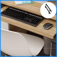 KOK Black Keyboard Tray Mounting Rail 35mm Thick Supports Up To 24cm Extension And Variable Position