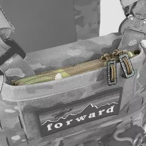 PEW TACTICAL FCPC V5 Tactical Vest Special Chest Zipper Cover Vest Foreplate Carrier Joint Zipper