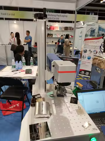 IPG Fiber Laser Marking Machine 20W 30W, Engrave on Metal Plastic Ceramic, with Rotary Device, Suppo