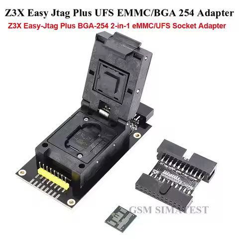 2025 Z3X Easy Jtag Plus Box EMMC Socket NAND Socket UFS BGA 153 UFS BGA 254 Adapter UFS BGA 95 Adapt