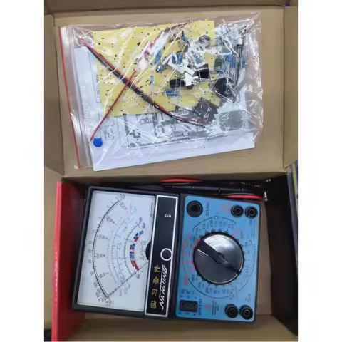MF47 Analog Multimeter Multifunction DIY Kit for Measuring Voltage Current Resistance and Capacitanc