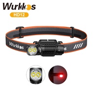 Wurkkos HD12 mini right angle flashlight 850lm dual mode14500 rechargeable powerful LEDs flashlight