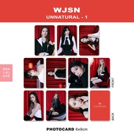 Wjsn [UNNATURAL] pc kpop unoff photocard 2 sides EXY SEOLA BONA SOOBIN DAWON YEONJUNG EUNSEO LUDA DA