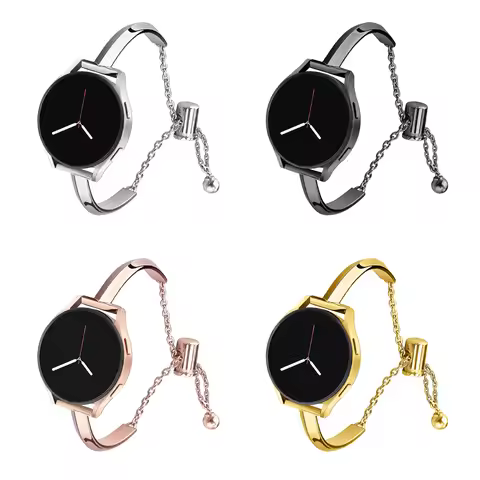 Metal strap compatible Samsung Galaxy Watch strap 40mm 44mm 42mm 46mm/Watch 543mm 47mm t-strap adjus