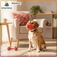 Homyl Humane TPR Dog Muzzle Long-Lasting Dog Muzzle with Adjustable Strap Lightweight Pet Supply Qui