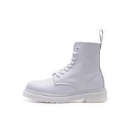 Dr.Martens Couple Martin Boots All White Casual Leather Shoes