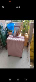鋁框行李箱 29吋 啞光粉紅色
